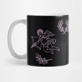 Pink Cherubs Angel and Devil Mug